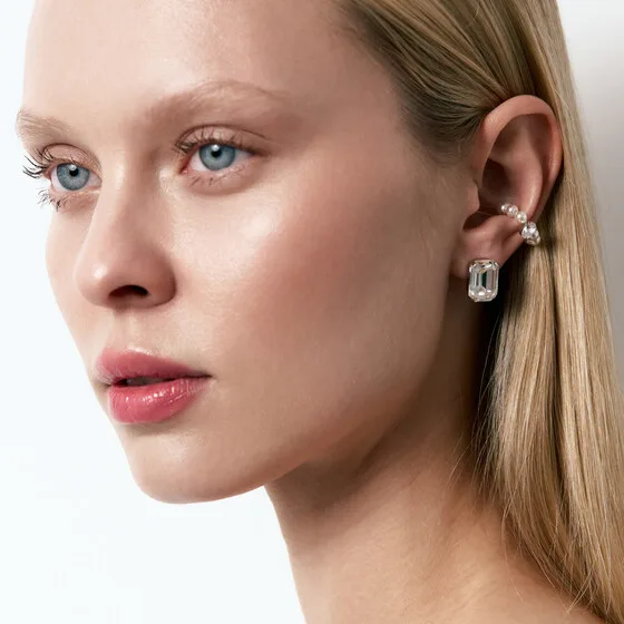 Кафф с кристальным жемчугом и кристаллом Swarovski, Royal Crystal — модель ufgntm9
