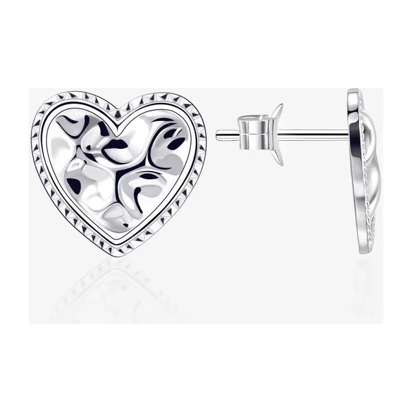 Серьги гвоздики из серебра — арт. 000-405548