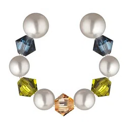 Кафф из жемчуга с цветными кристаллами Swarovski Earth Cuff Phenomenal Studio Poison Drop — модель mm336kq — фото 2
