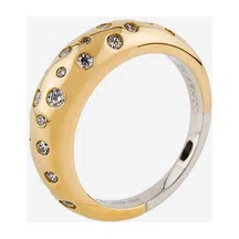 Биколорное кольцо из серебра с фианитами LOVE & LUCK TI SENTO Poison Drop — модель n3eu44w — фото 2
