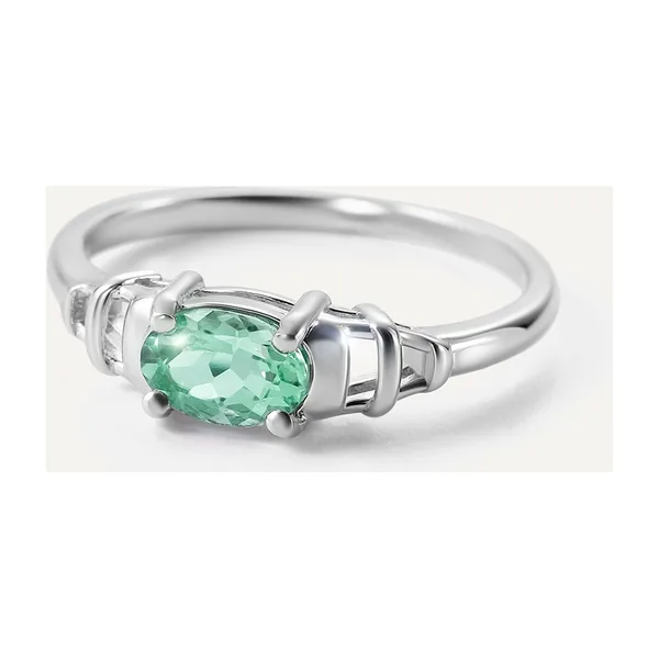 Серебряное кольцо с апатитом — арт. 10322-004284