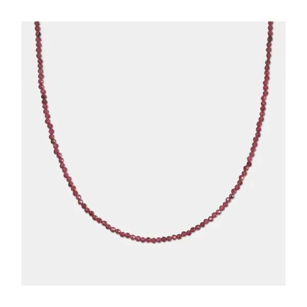 Колье из серебра с гранатами — арт. 000-402156