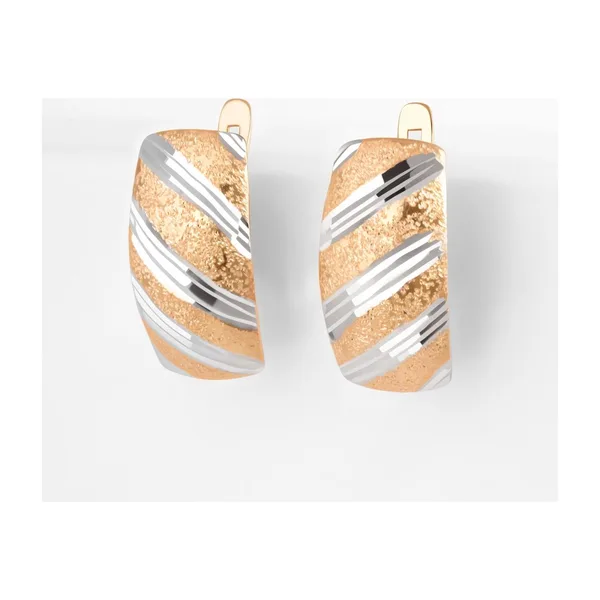 Серьги из красного золота — арт. 000-382352