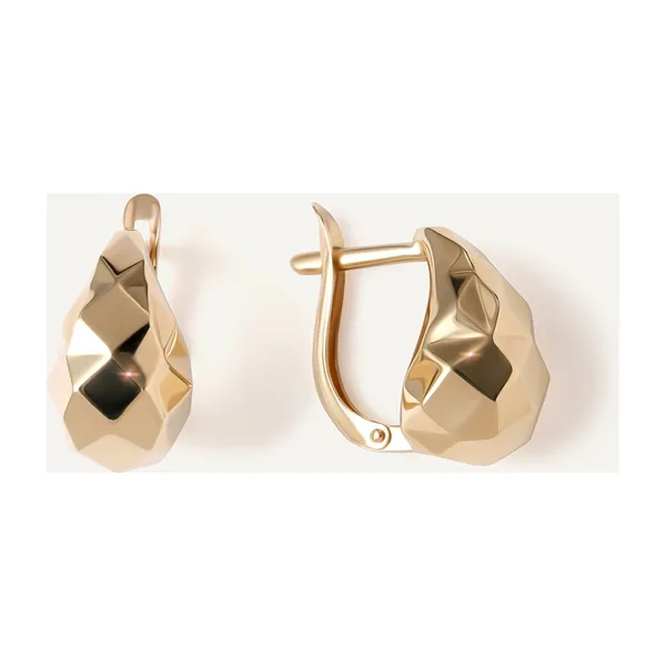 Серьги из желтого золота — арт. 10519-000735