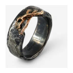 Кольцо из серебра Wisdom Kintsugi Jewelry Poison Drop — модель qvjzf01 — фото 2