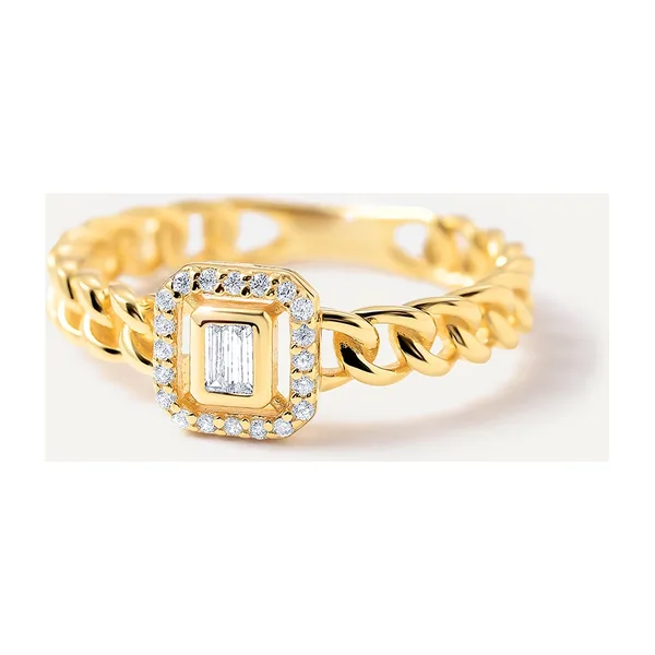 Серебряное кольцо с кубическим цирконием — арт. 10323-000260