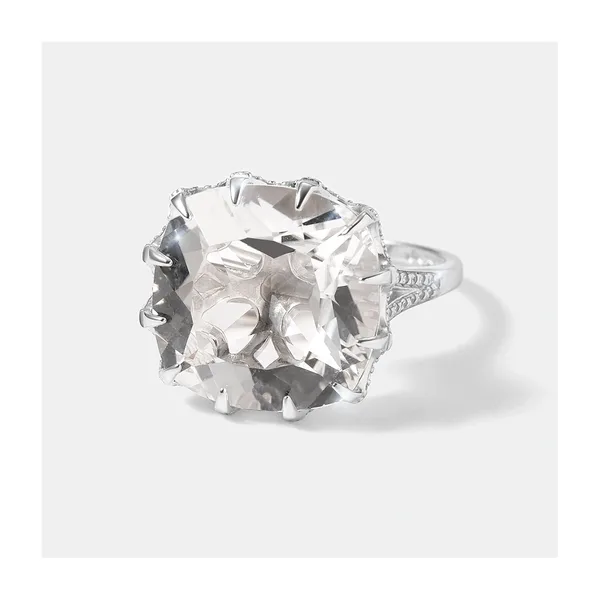 Серебряное кольцо с горным хрусталем — арт. 10322-004667