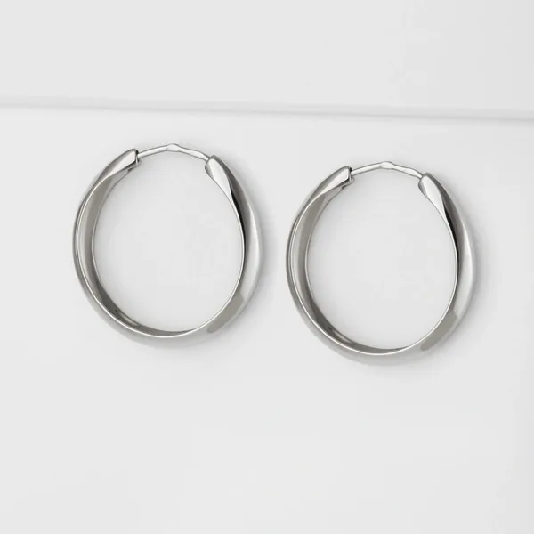 Серьги конго из серебра — арт. 000-367997
