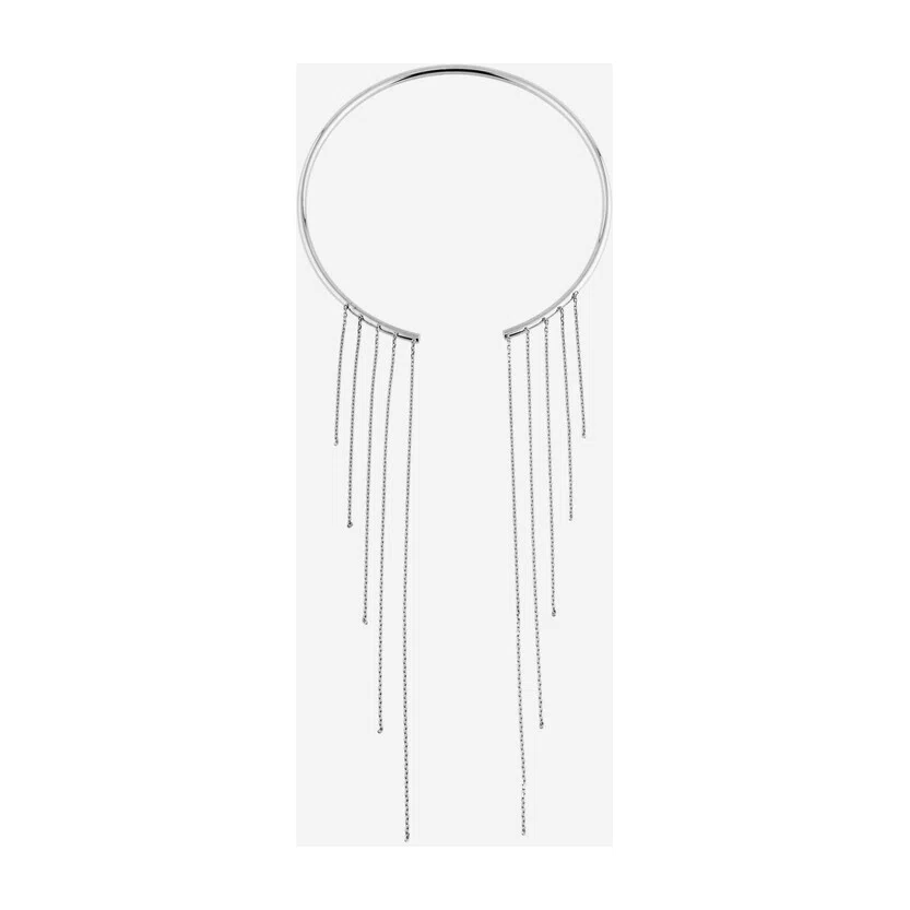 Чокер из серебра с цепями Art Deco LUTA Jewelry Poison Drop — модель c9n4ue9 — фото 2