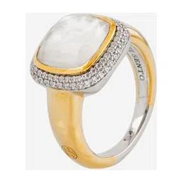 Кольцо из серебра с перламутром и фианитами TI SENTO Poison Drop — модель xiicee6 — фото 2