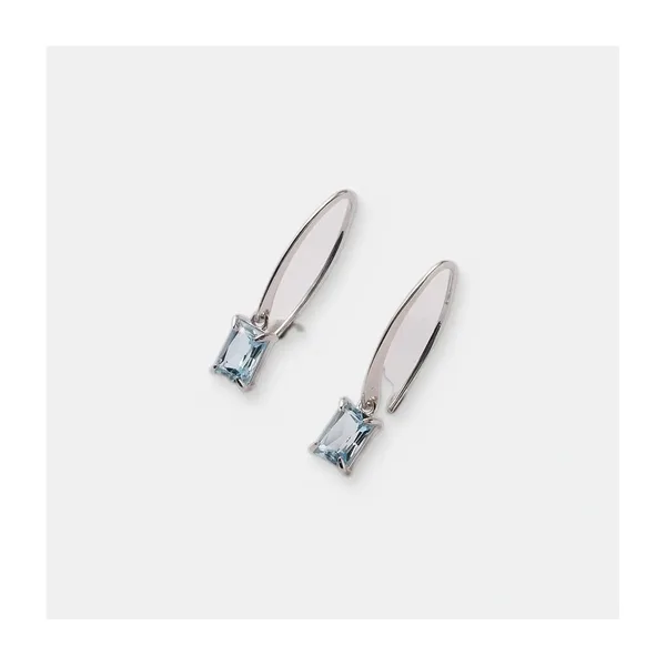 Серебряные серьги с топазами — арт. 10522-005907