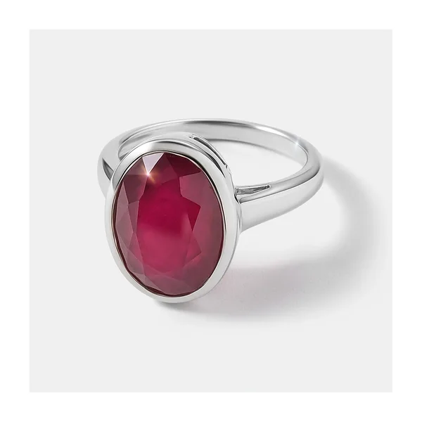 Серебряное кольцо с рубином — арт. 10321-001465