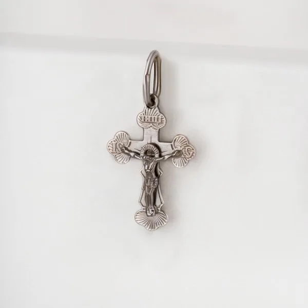 Подвеска крест из серебра — арт. 000-332223