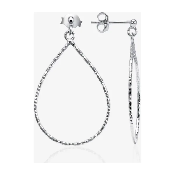 Серьги гвоздики из серебра — арт. 000-404540