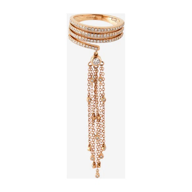 Кольцо из золота с бриллиантами Adelya Jewellery Poison Drop — модель b8r5e16 — фото 6
