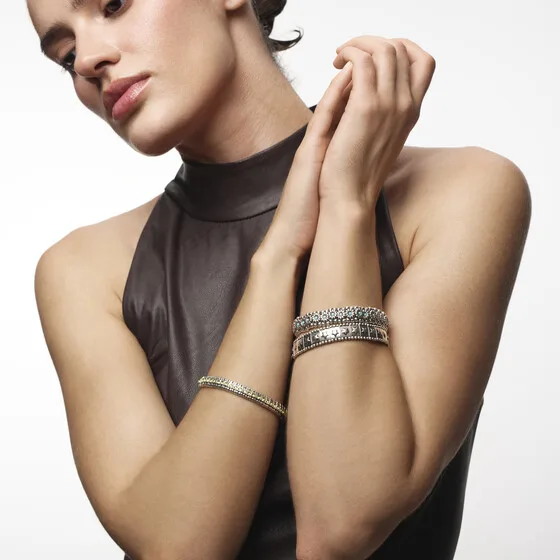 Браслет с серебряным покрытием и кристаллом Swarovski New Broome — модель 6n7bq5p