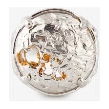 Кольцо из серебра с биколорным покрытием Surrender Kintsugi Jewelry Poison Drop — модель mtb2bju