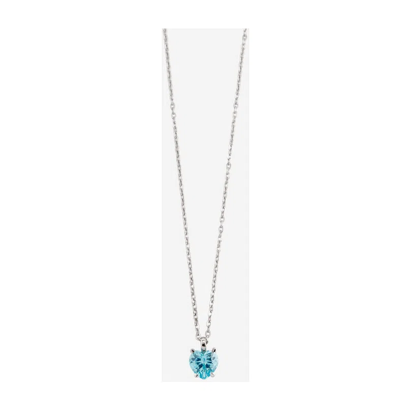 Колье-цепь из серебра с голубым фианитом SKYE Poison Drop — модель kpr66tt — фото 3