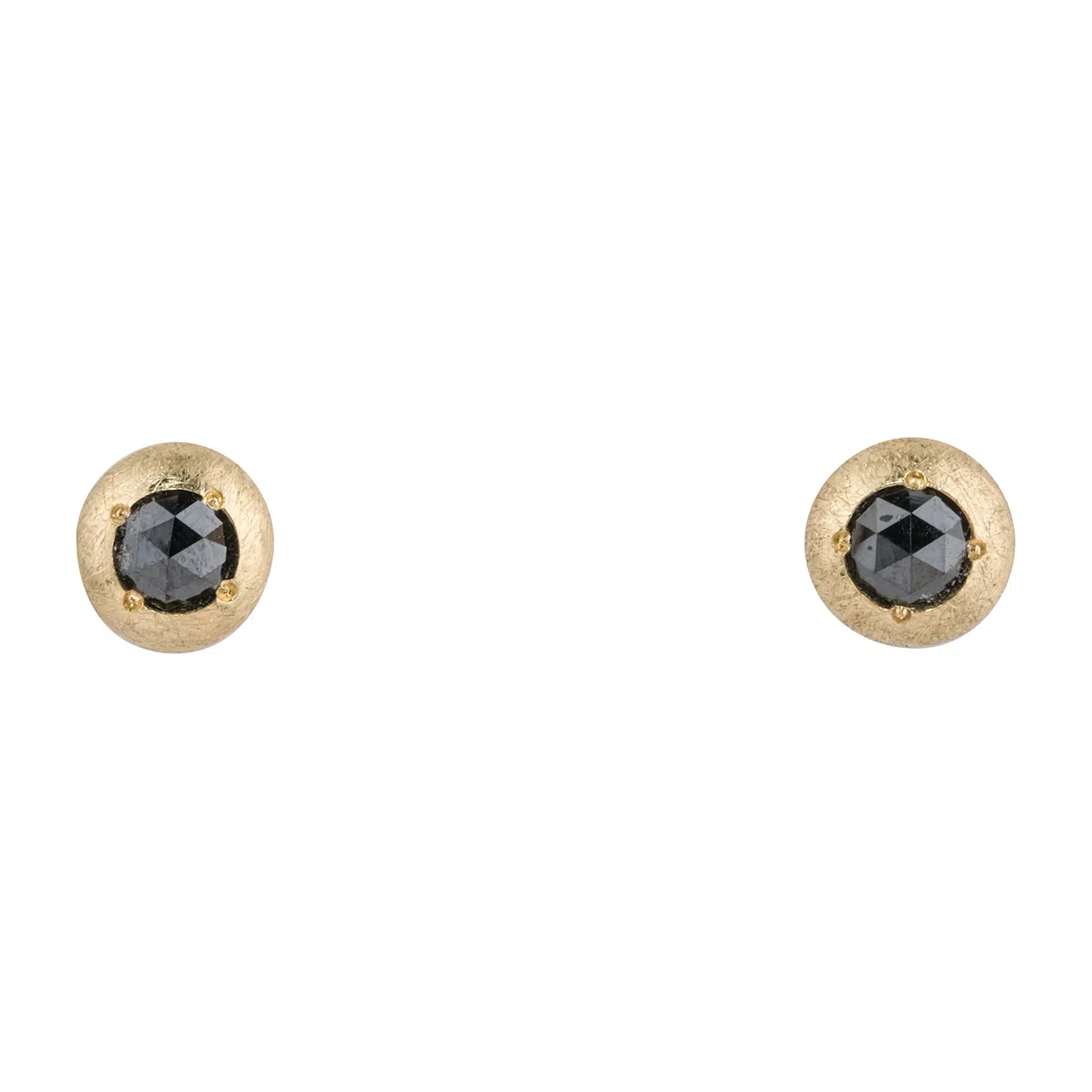 Серьги Satin золотые с бриллиантами Kintsugi Jewelry Poison Drop — модель fcq9qsk