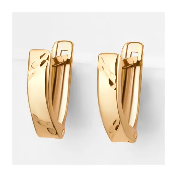 Серьги из красного золота — арт. 000-114836