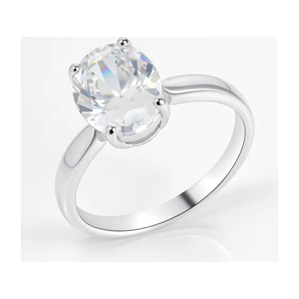 Кольцо из серебра с фианитами — арт. 000-399763