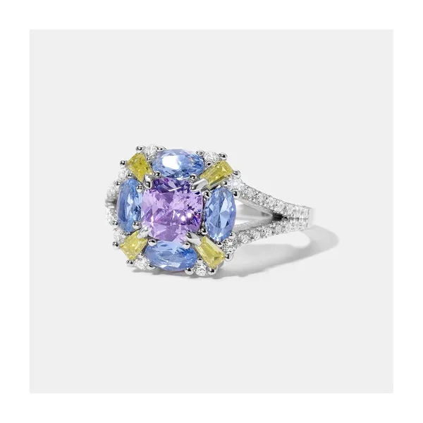 Серебряное кольцо с кубическим цирконием — арт. 10323-000113