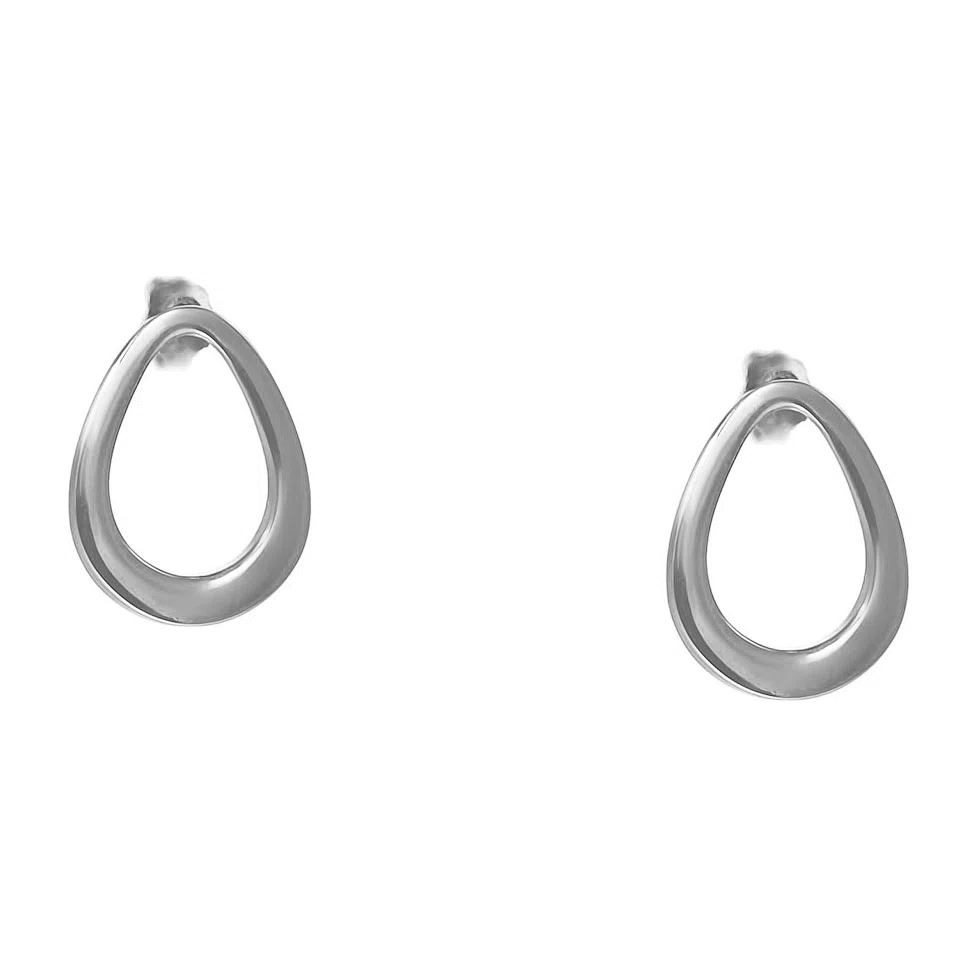 Малые серьги из серебра «Авокадо» Maximilian Silver Label Poison Drop — модель ji0fsbe