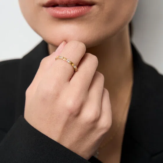 Кольцо из золота с топазами и цитринами Herald Percy Diamonds Poison Drop — модель je86r40 — фото 2