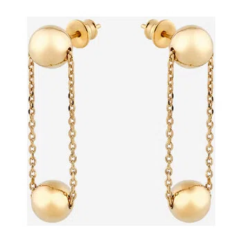 Позолоченные серьги из серебра с подвесками LUTA Jewelry Poison Drop — модель zvmey0b — фото 2