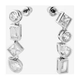 Серьги из серебра с фианитами R!VER Poison Drop — модель gua7ezp