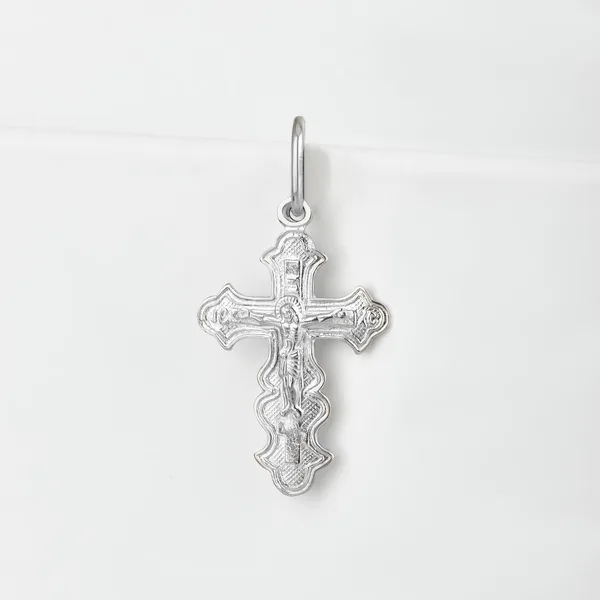 Подвеска крест из серебра — арт. 000-297515