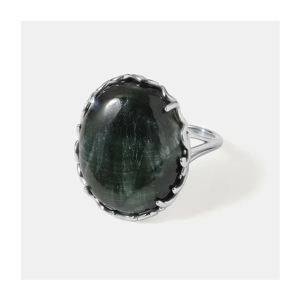Серебряное кольцо с серафинитом