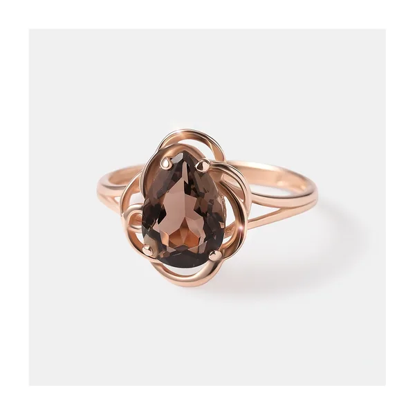 Серебряное кольцо с раухтопазом — арт. 10322-003970