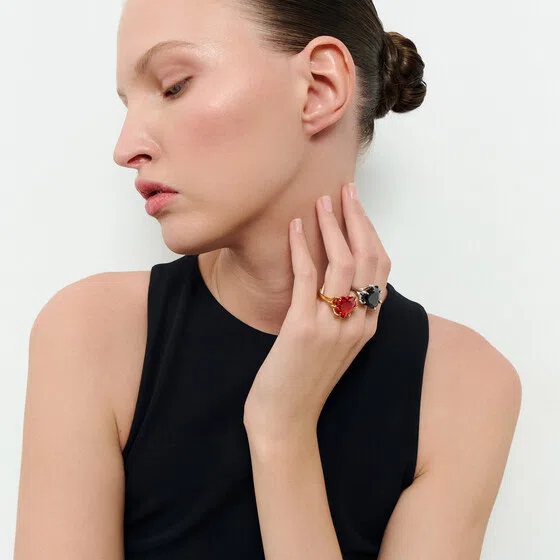 Кольца с крупной вставкой Dzhanelli Jewellery Poison Drop — модель y2x6iih