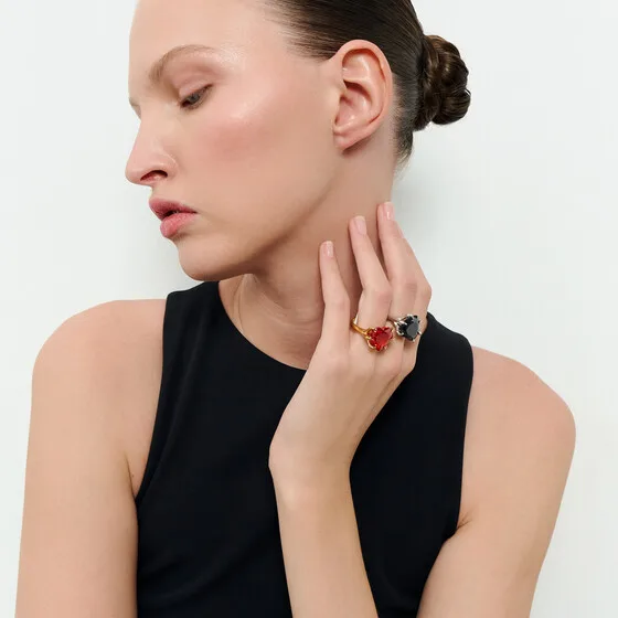 Кольца с крупной вставкой Dzhanelli Jewellery — модель y2x6iih