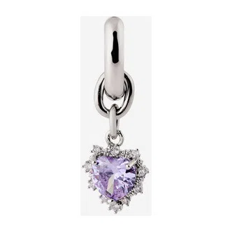 Моносерьга Mini Vivi Ear Light Purple с кубическим цирконием TATI YORK Poison Drop — модель cvcdtgm — фото 2