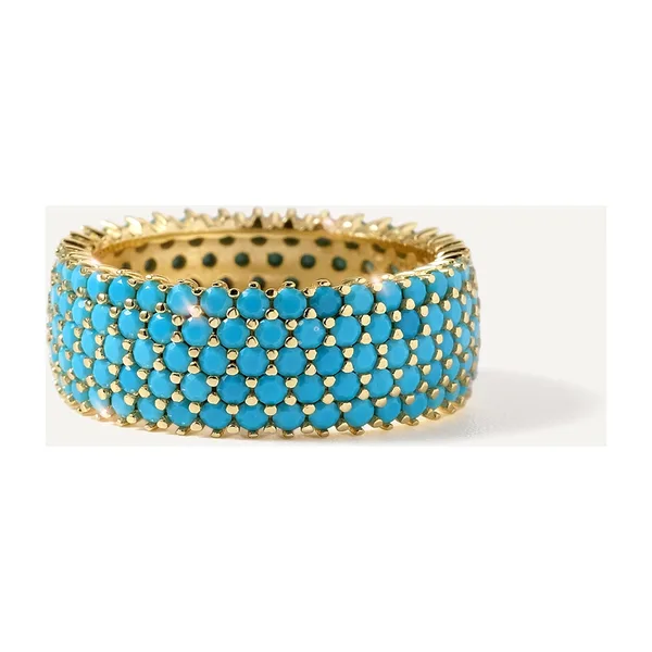 Серебряное кольцо с бирюзой — арт. 10322-004543