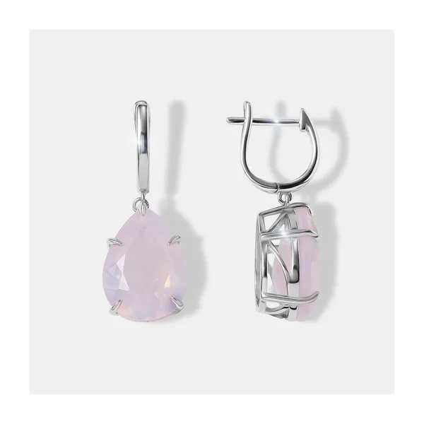 Серебряные серьги с кварцем — арт. 10522-005985