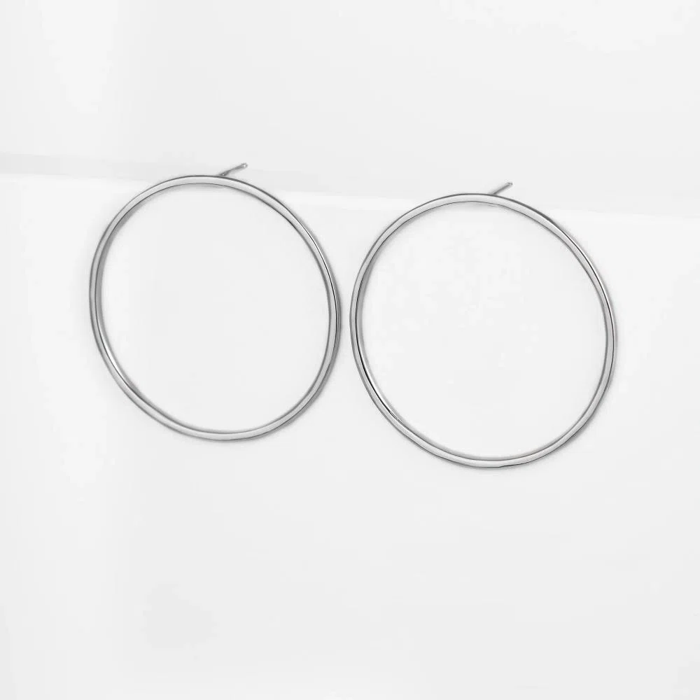 Серьги гвоздики из серебра
