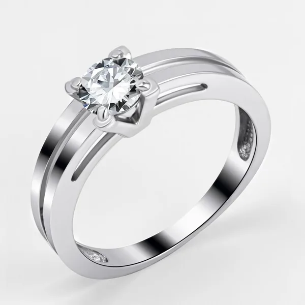 Кольцо из серебра с фианитами — арт. 000-399237