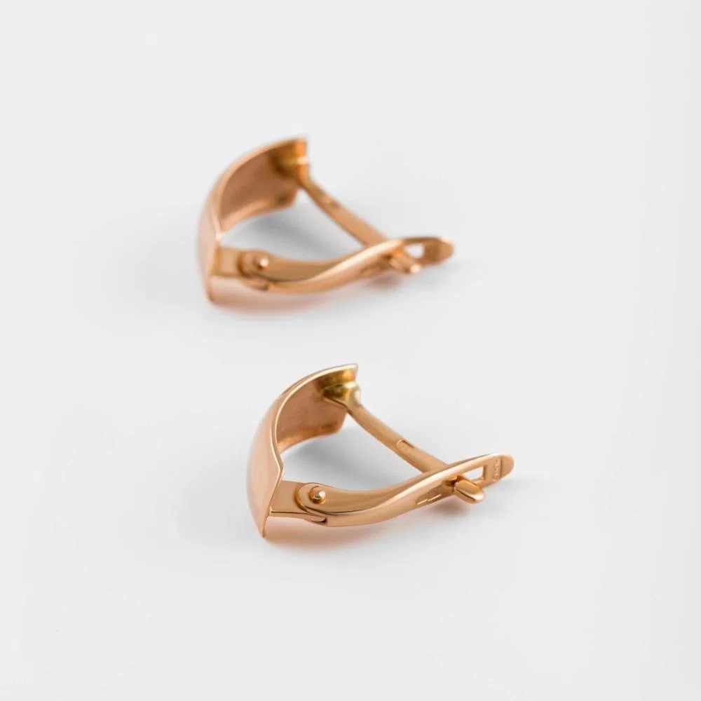 Серьги из красного золота — фото 4