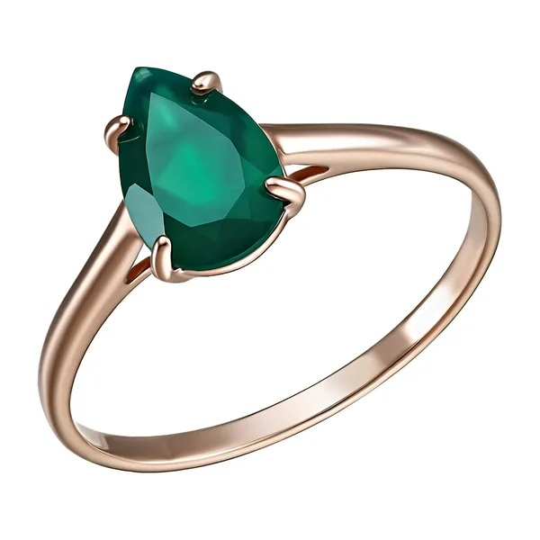 Серебряное кольцо с агатом