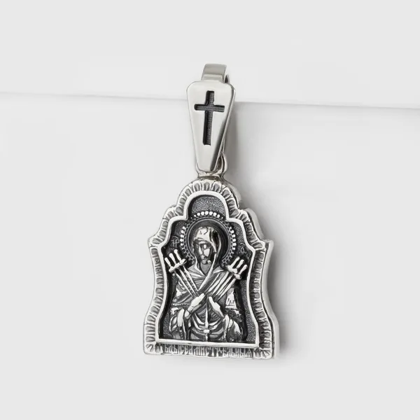 Подвеска иконка из серебра — арт. 000-346740