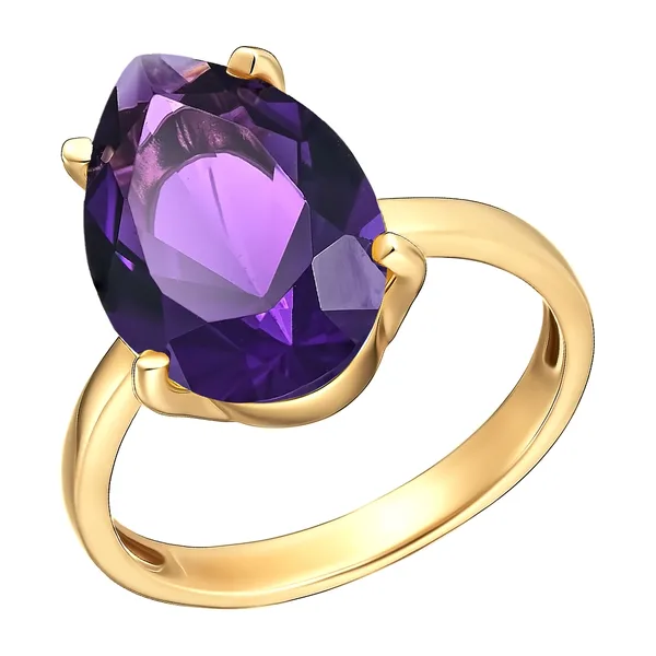 Серебряное кольцо с аметистом — арт. 1069770