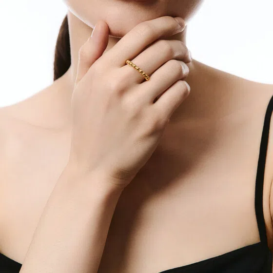 Кольцо из бусин Dzhanelli Jewellery Poison Drop — модель sfur902 — фото 3
