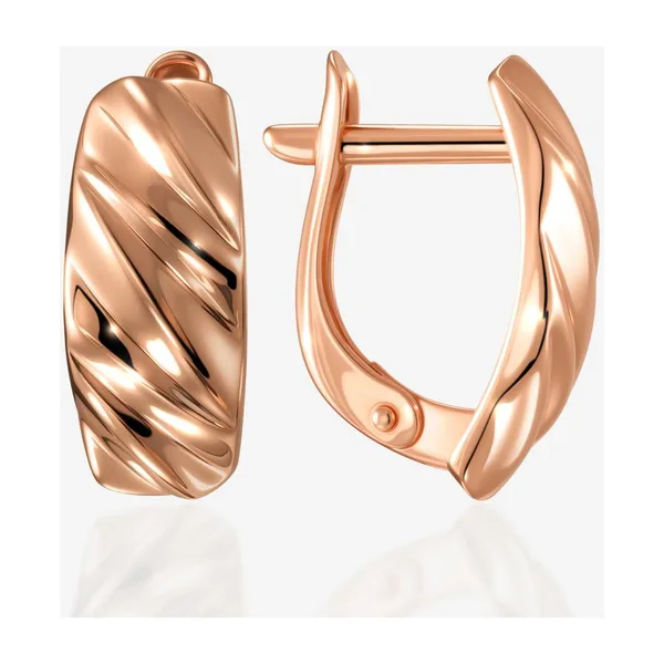 Серьги из красного золота — арт. 000-405832