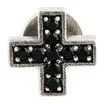Моносерьга с черным крестом из шпинели CROSS Poison Drop — модель ztnnd1x — фото 2