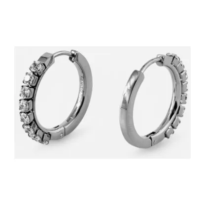 Серьги-кольца из стали — модель 43i8ynb