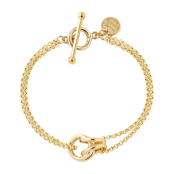 Золотистый браслет из латуни Neylal Philippe Audibert Poison Drop — модель v5prv7j — фото 2