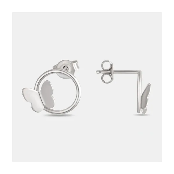 Серьги гвоздики из серебра — арт. 000-397029